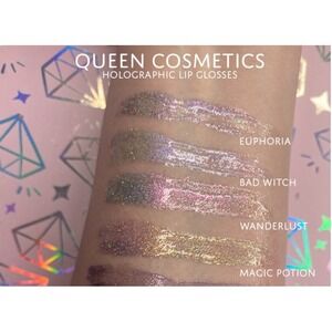 Queen Cosmetics Liquid Eyeshadow Set Magic Potion Wanderlust Bad Witch 3pc